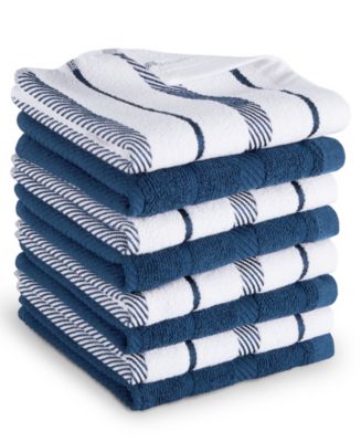 KitchenAid Albany Stripe Dishcloth Set, 8-Pack - Macy's