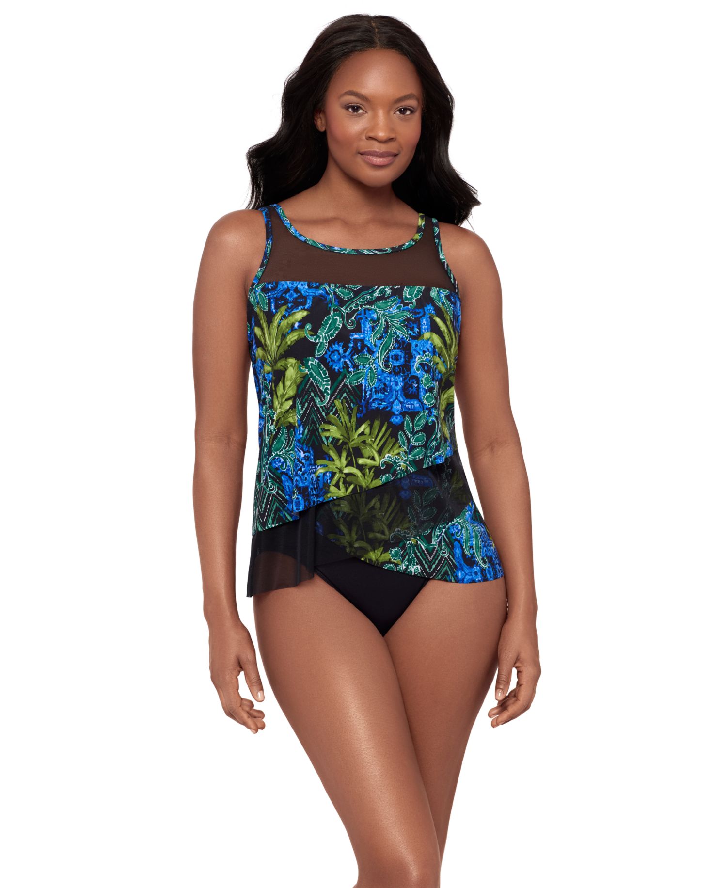 Illusionist Mirage Underwire Tankini Top