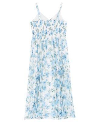 Girls' 7-16 Floral V-Neck Maxi Dress