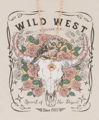 Girls' 7-12 Short-Sleeve T-Shirt and Skort, 2-Piece Set