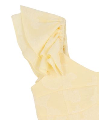 Girls' 7-16 Organza Flutter-Sleeve Sweetheart Dress