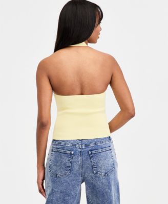 Women's Ribbed Halter Top