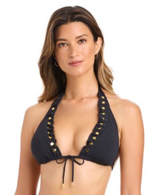 Women's V-Neck Bikini Halter Top
