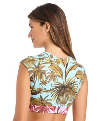 Women's Deep V-Neck Bikini Top