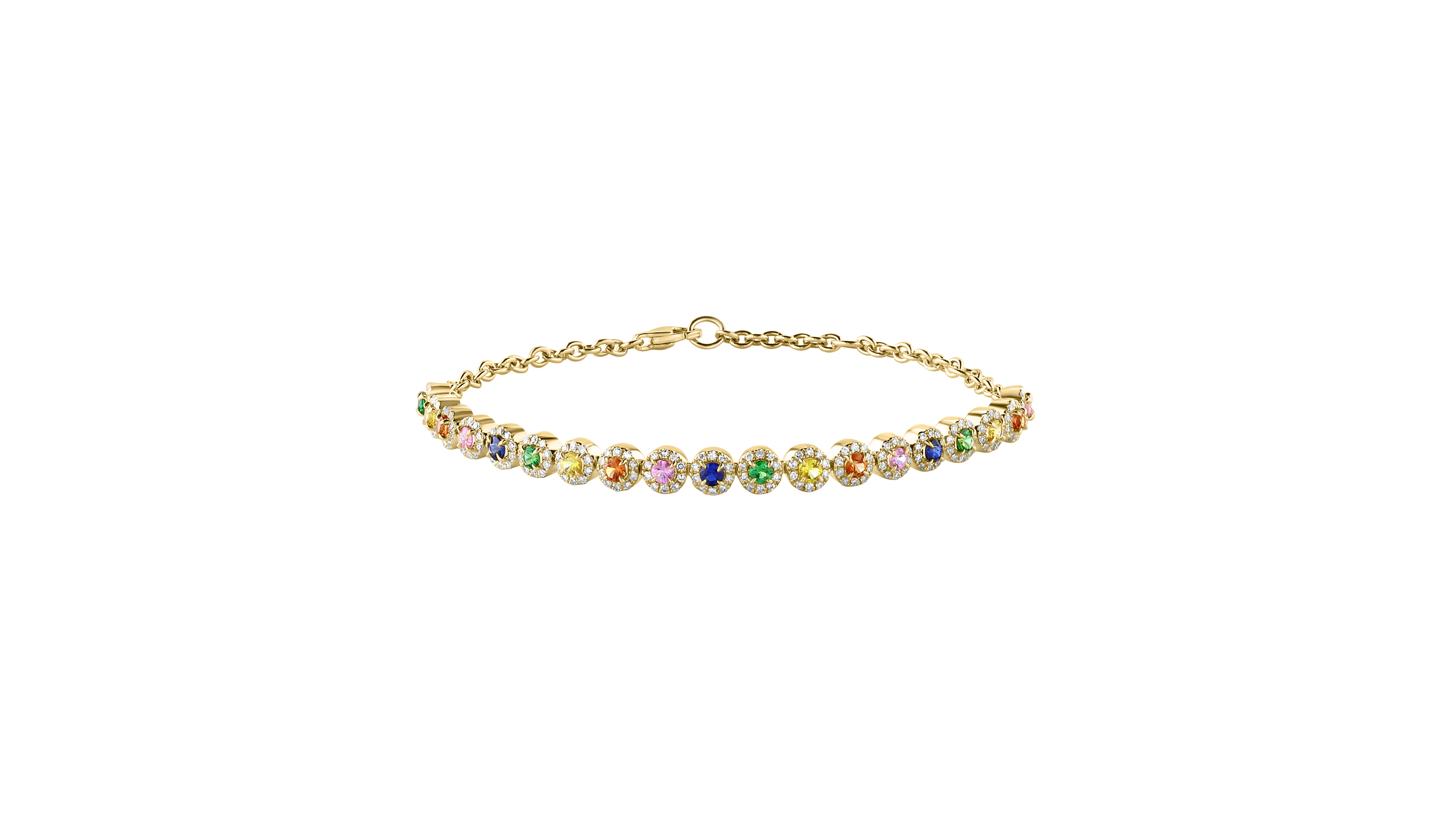 Lali Jewels Ruby (1.24 ct. t.w.) and Diamond (0.56 Bracelet 14k Rose Gold