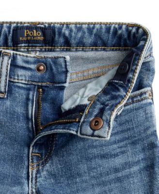 Girls' 2T-6X Flared Stretch Denim Jeans