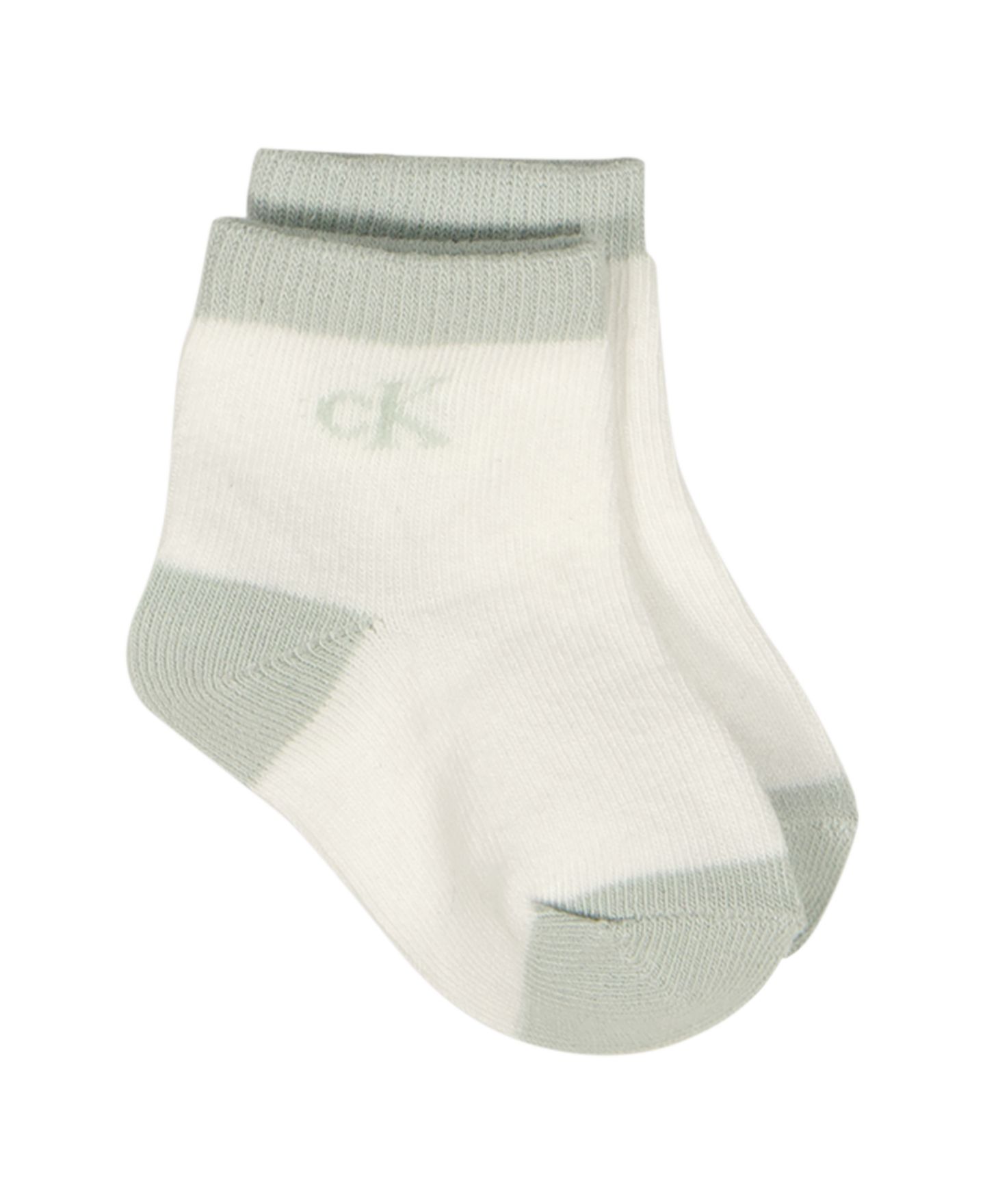 Комплекты Calvin Klein Striped T-Shirt, Pants and Socks, 3-Piece Set для мальчиков-малышей, цвет: Pale Meadow — фото 4