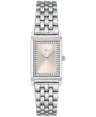 Women's Catherine Silver Tone Stainless Steel Bracelet Watch, 28.3x20.7mm