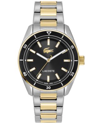 Men's Boston Two Tone Stainless Steel Bracelet Watch, 39mm