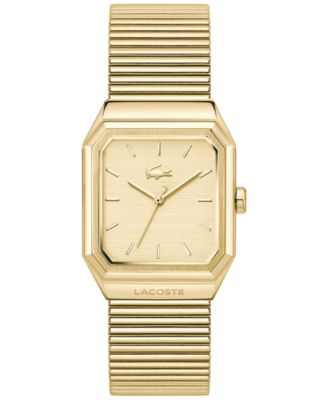 Men's Rene Gold Tone Stainless Steel Mesh Bracelet Watch, 31x32mm