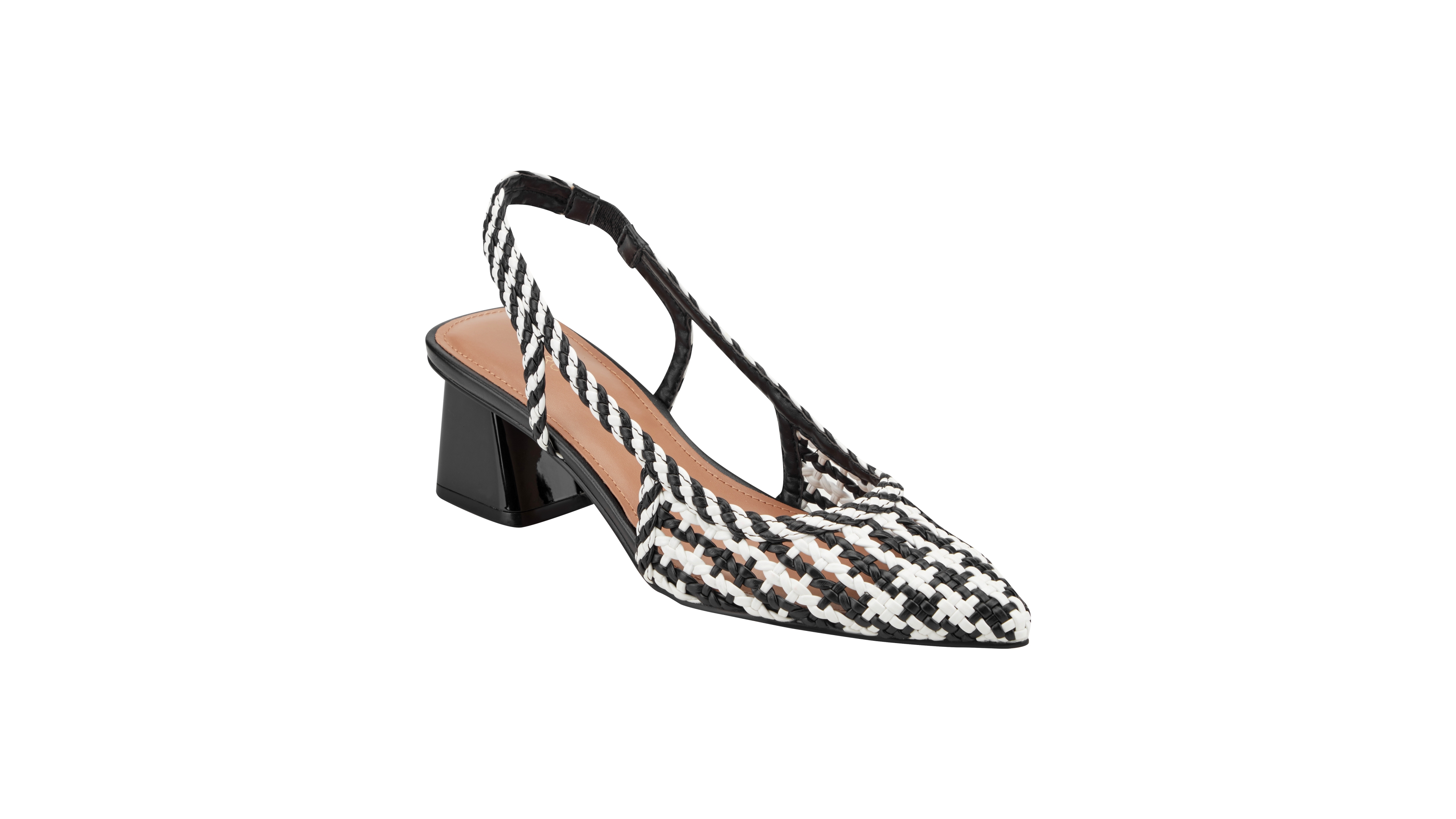 Marc Fisher Women's Latiya Woven Slingback Dress Pumps