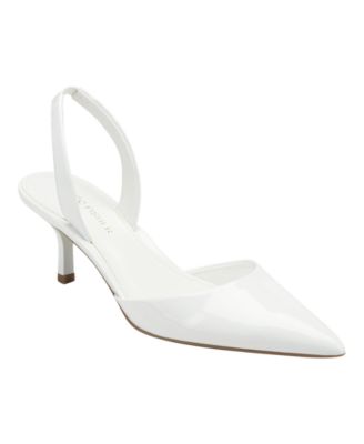 Women's Iced Slingback Kitten Heel Pumps