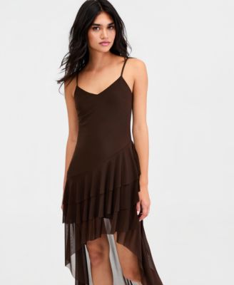 Women's Tiered High-Low Dress