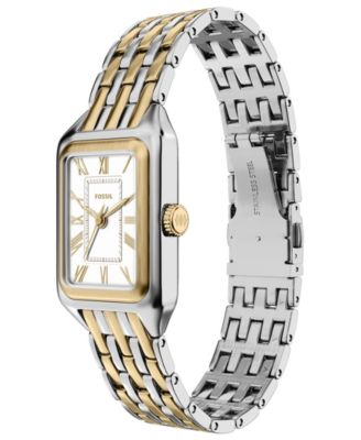 Women's Raquel Three-Hand Two-Tone Stainless Steel Watch, 18mm