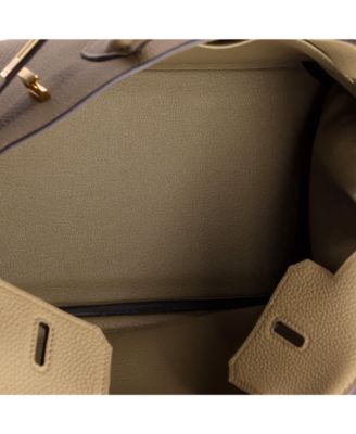 Birkin 25 Handbag Brown Togo with Gold Hardware