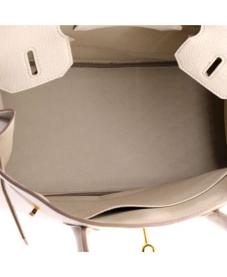 Birkin 30 Handbag Light Togo with Gold Hardware