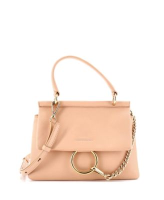 Small Faye Top Handle Bag Leather