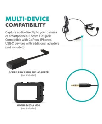 ACM400 Flexible Gooseneck Omnidirectional Microphone for Motovlogging