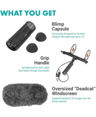 BWS1000 Blimp Wind & Vibration Protection System for Shotgun Microphones