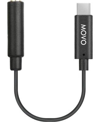 UCMA-1 Female 3.5mm TRS Microphone Adapter Cable to USB Type-C Connector Dongle