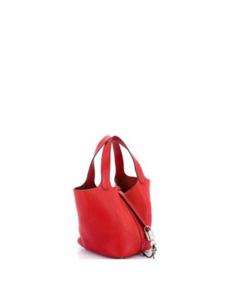 Pre-Owned HERMES PM Picotin Lock Bag Clemence