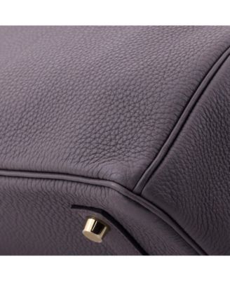 Pre-Owned HERMES Birkin 35 Handbag Grey Togo with Gold Hardware