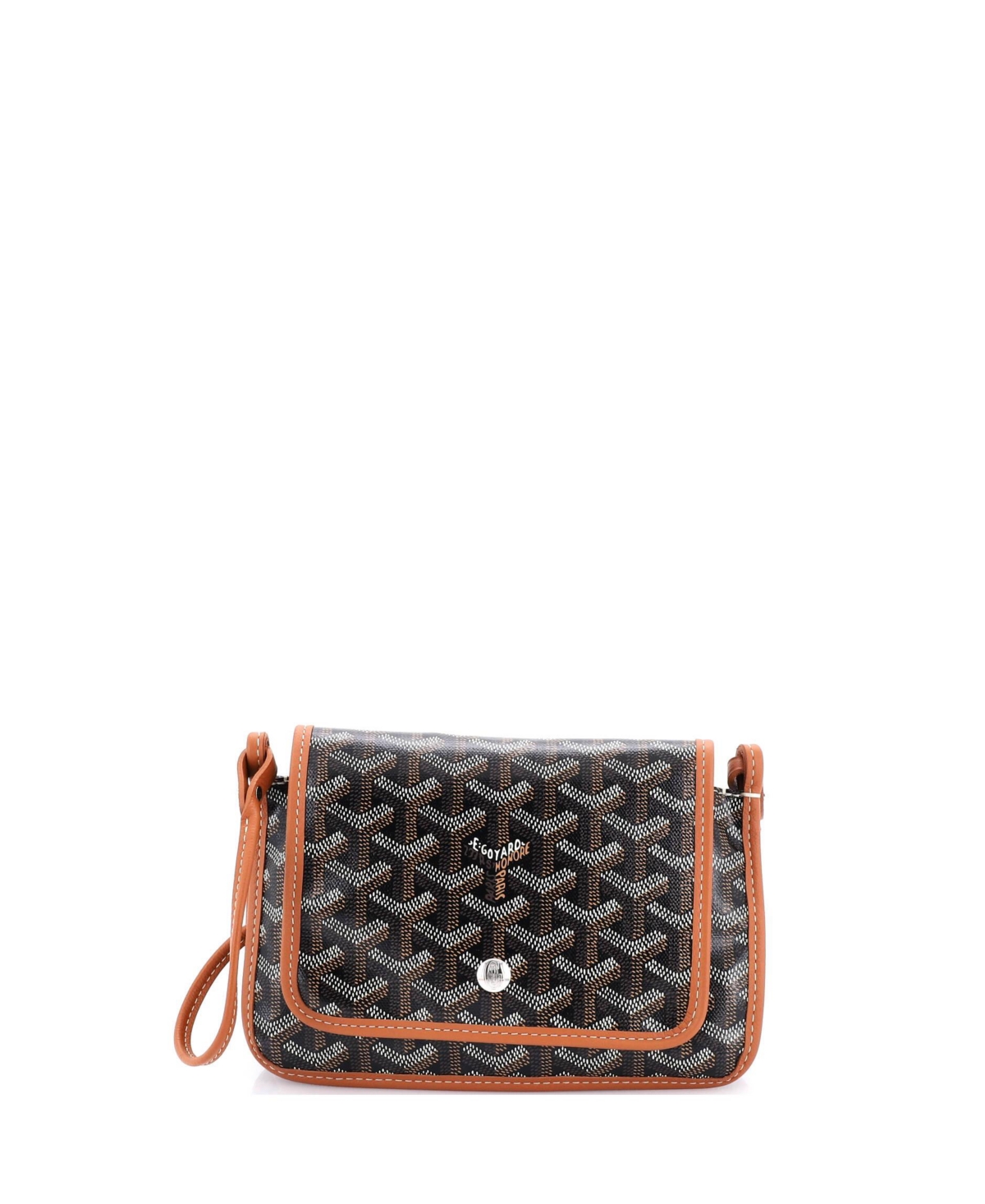 Pre-Owned Goyard Plumet Clutch Wallet Coated Canvas