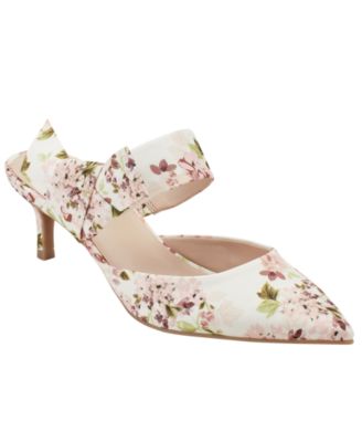 Women's Millie Bow Strap Kitten Heel Mules