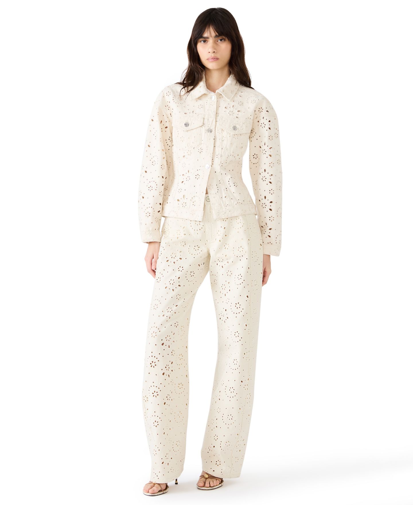 Женская куртка Steve Madden Henrietta Button-Front, цвет: Морской жемчужный — фото 2