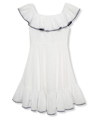 Girls' 7-16 High-Low Ruffle Dress