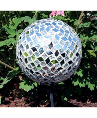 Mosaic Glass Gazing Globe - 10"