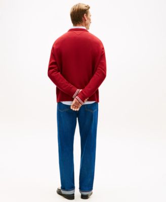 Men's Chunky Cotton Crewneck Sweater