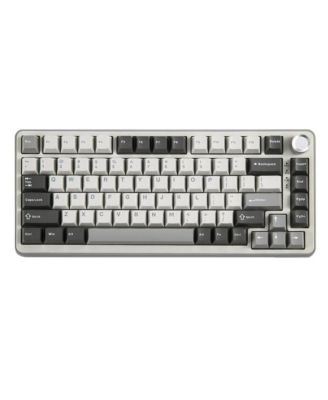 B75 PRO Wireless Mechanical Keyboard,75% Gaming Keyboard Gasket Hot Swap Custom Keyboard with Knob,Pre-lubed Switches RGB,Bluetooth/Type-C/2.4G