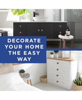 50pcs 1-1/4″ Kitchen Cabinet Knobs, Oil Rubbed Bronze Zinc Alloy Handles, Modern Design, Rust-Proof with 100 Screws Included.