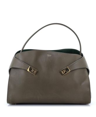 Large Hug Shoulder Bag Leather