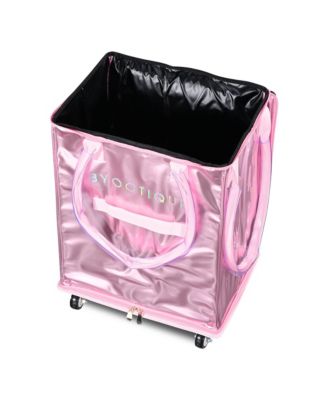 16" Rolling Tote Bag Grocery Bag on Wheels Shopping Trolley BubbleRush