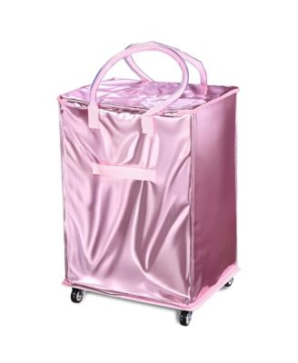 20" Rolling Tote Bag Grocery Bag on Wheels Shopping Trolley BubbleRush