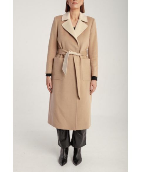 Женские куртки 1982 Women's Cashmere Belted Wrap Coat