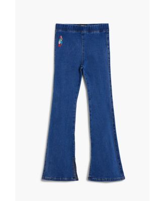 Girls Girls's Elastic denim trousers