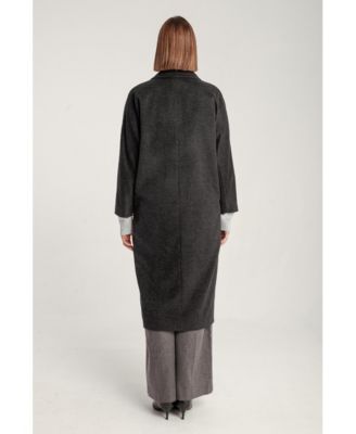 Women's Cashmere Double Breasted Long Coat