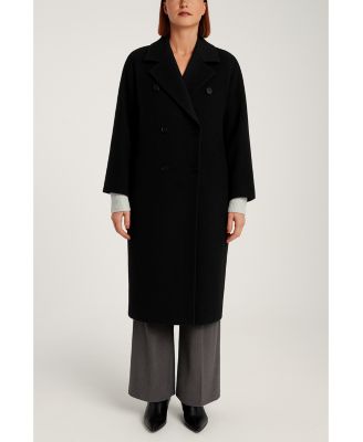 Women's Cashmere Double Breasted Long Coat