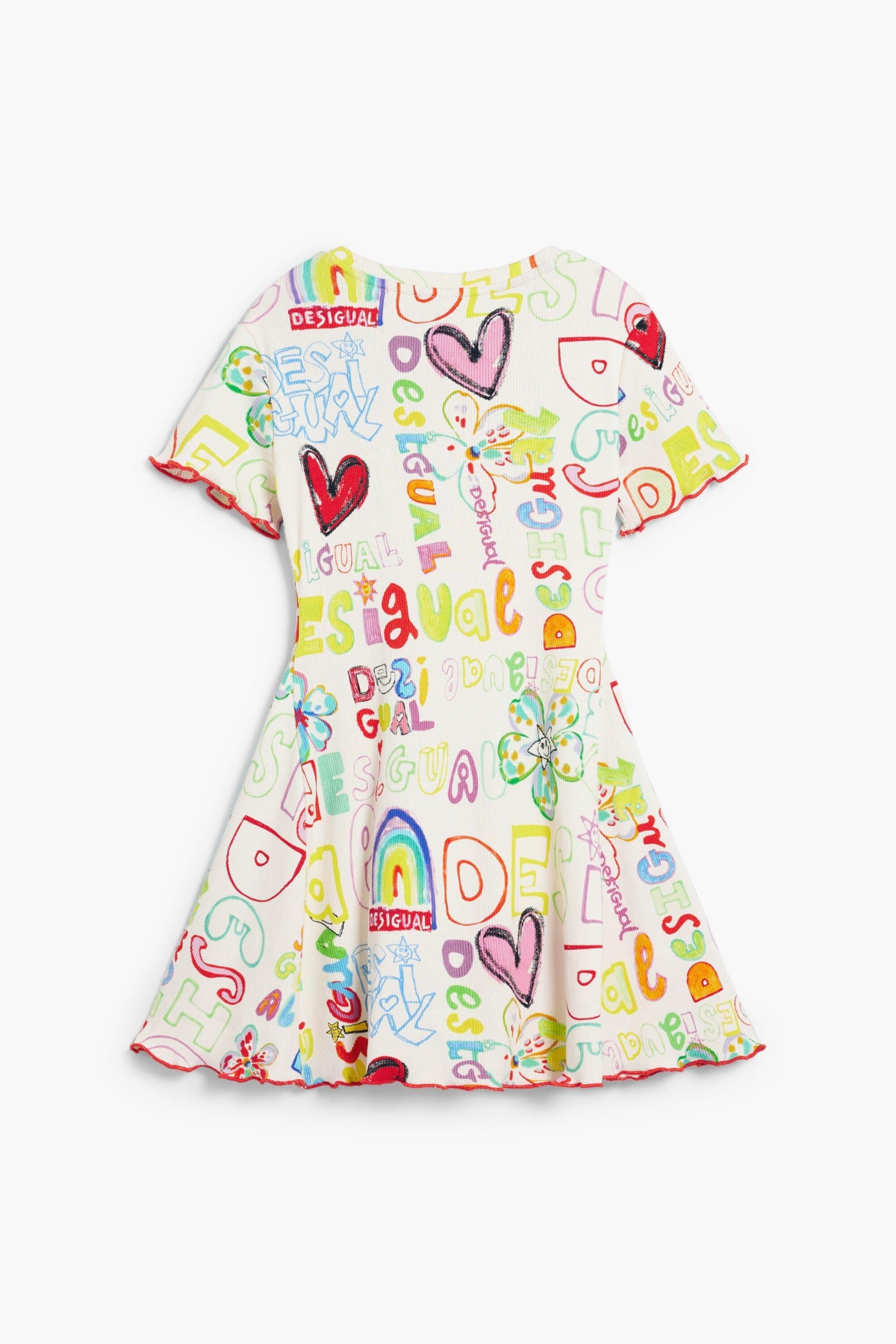 Desigual Girls Girls's Short dress with lettering
