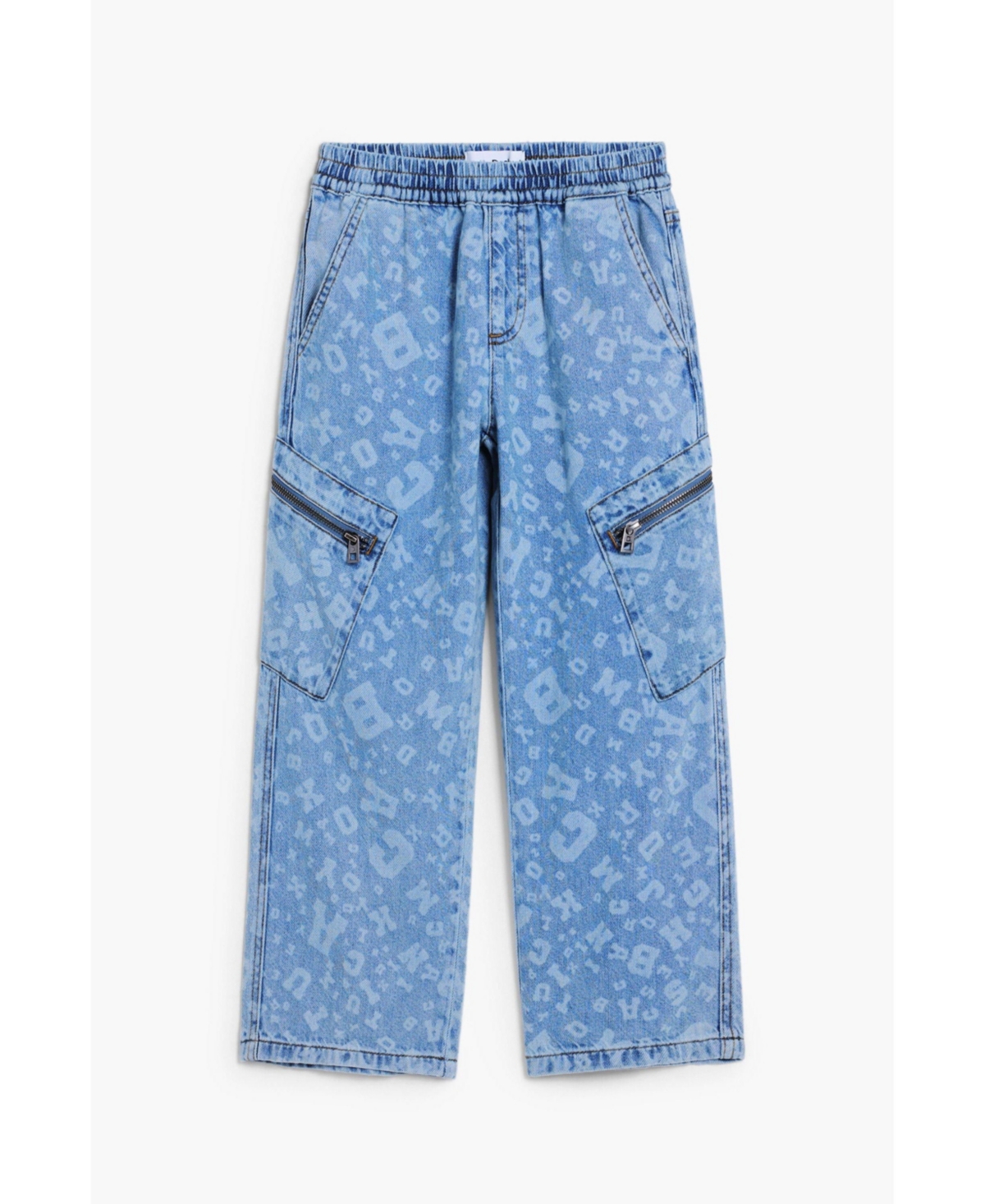 Desigual Girls Girls's Baggy print denim pants