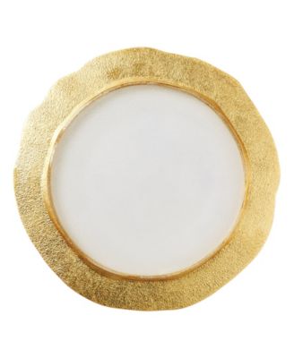 Rufolo Glass Service Plate