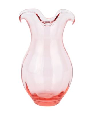 Hibiscus 56 oz. Glass Vertical Fluted Medium Vase