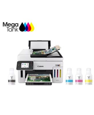 MAXIFY GX6120 Wireless MegaTank Duplex All-in-One Inkjet Color Printer, White