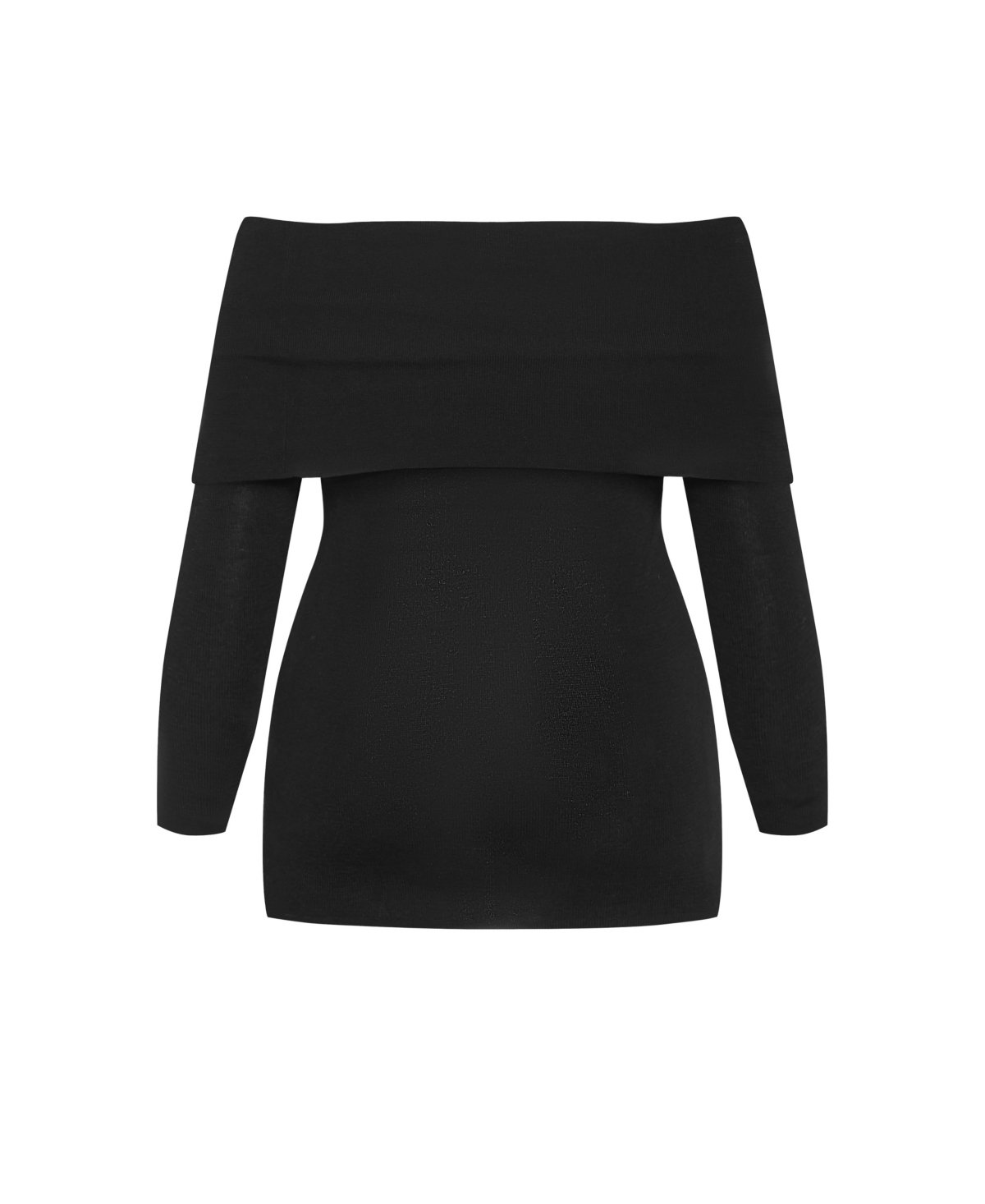 City Chic Plus Florence Off Shoulder Jumper