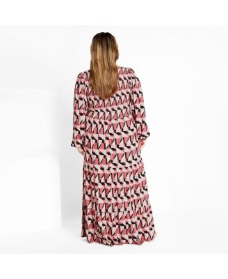 Plus Size Jayden Print Maxi Dress