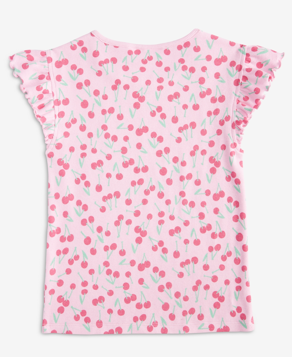 Epic Threads Girls' 5-20 Cherry-Print Flutter-Sleeve Top, Macy's Exclusive