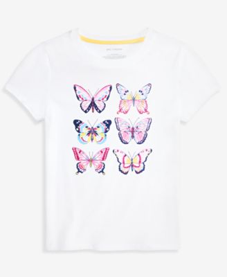 Girls' 5-20 Butterflies T-Shirt